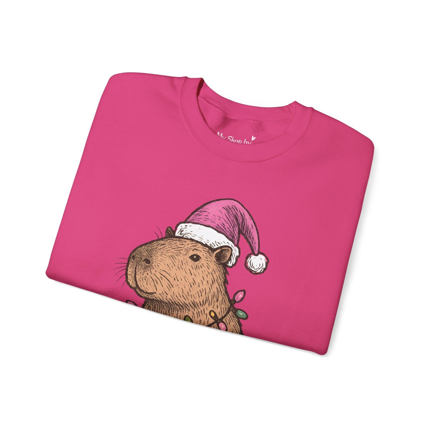 Christmas Capybara Sweatshirt - Unisex Sweatshirt