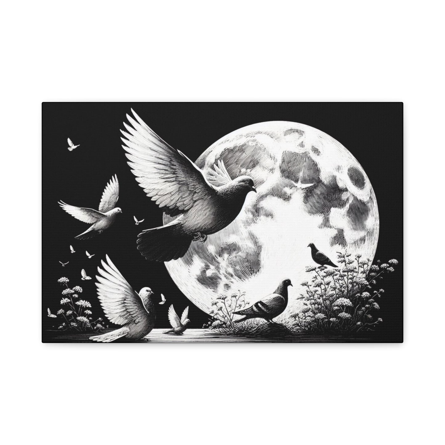 Canvas Print Pigeon