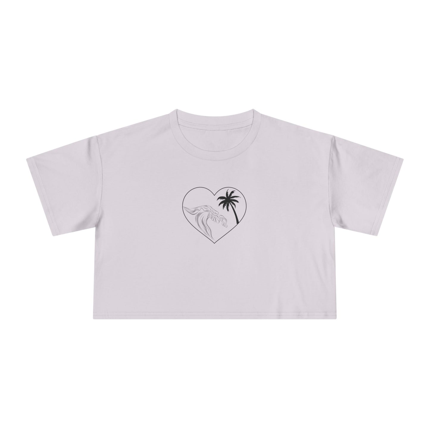 Palm Tree Wave Shirt (cropped)