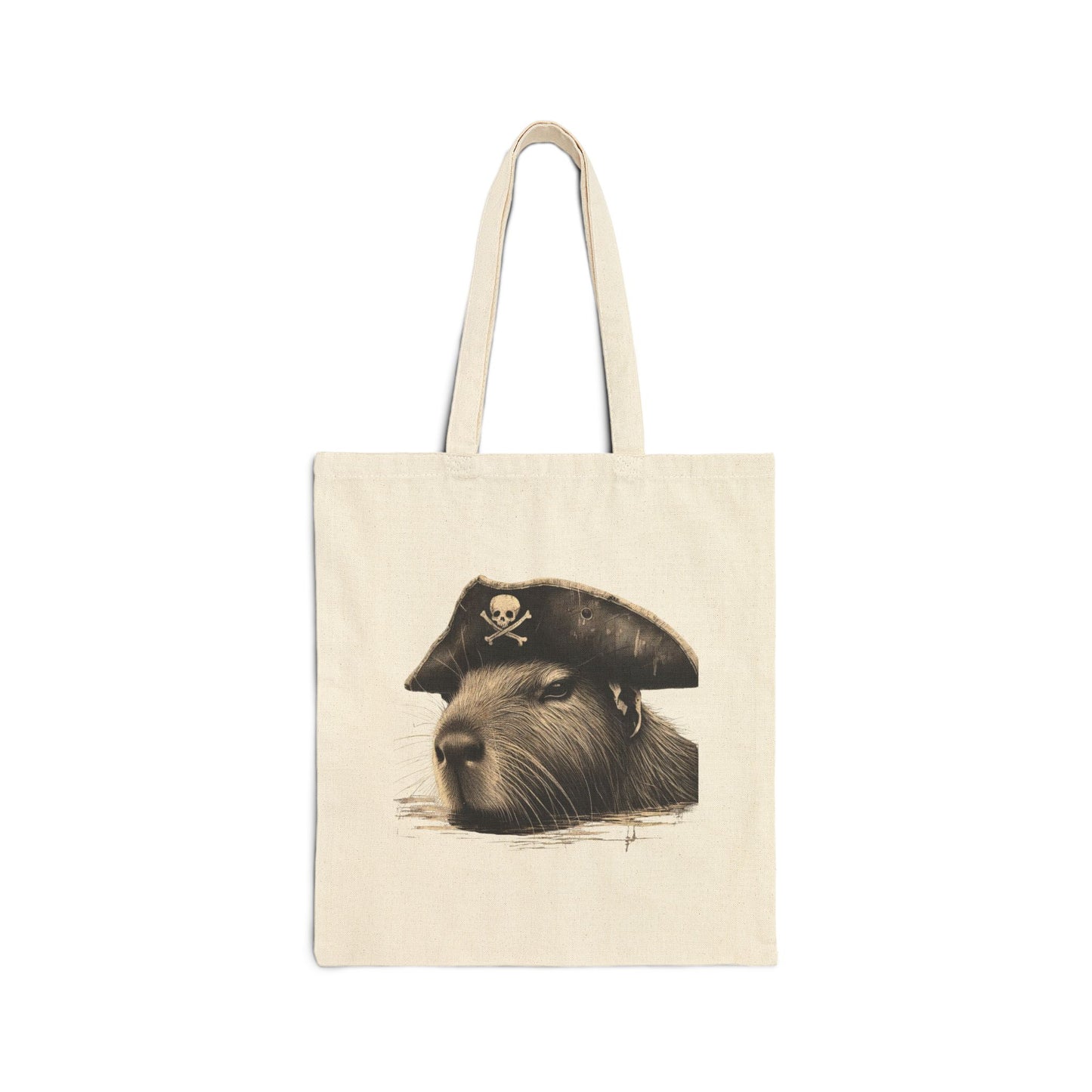 Pirate Capybara Tote Bag