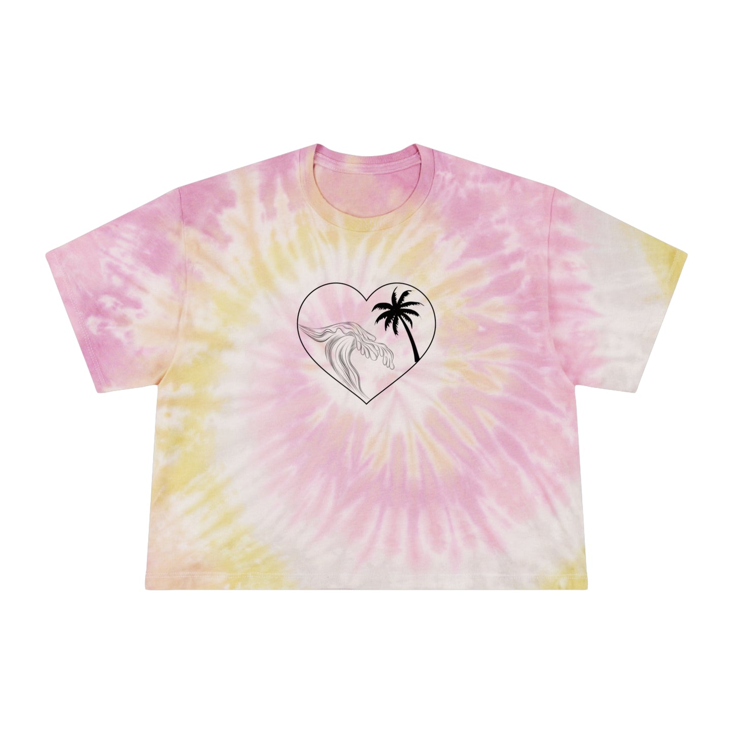 Earth Day Tie Dye Cropped Tee