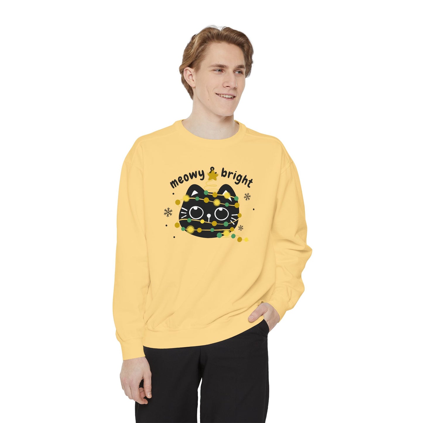 Meowy and Bright Sweatshirt - Unisex