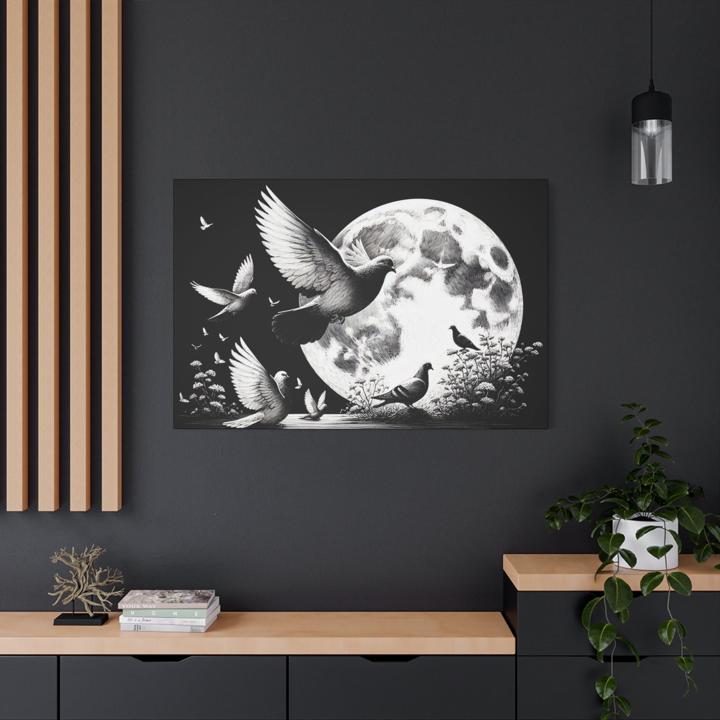 Canvas Print Pigeon