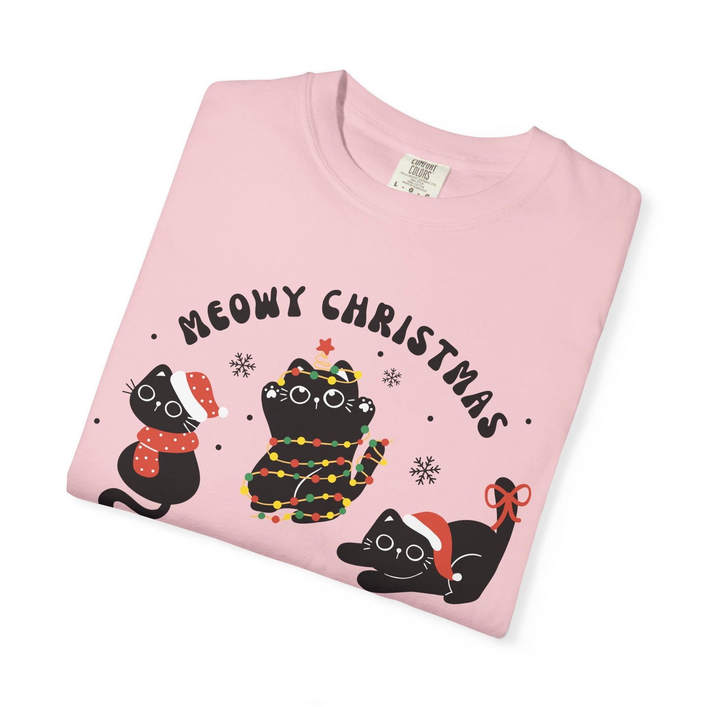 Meowy Christmas T-shirt