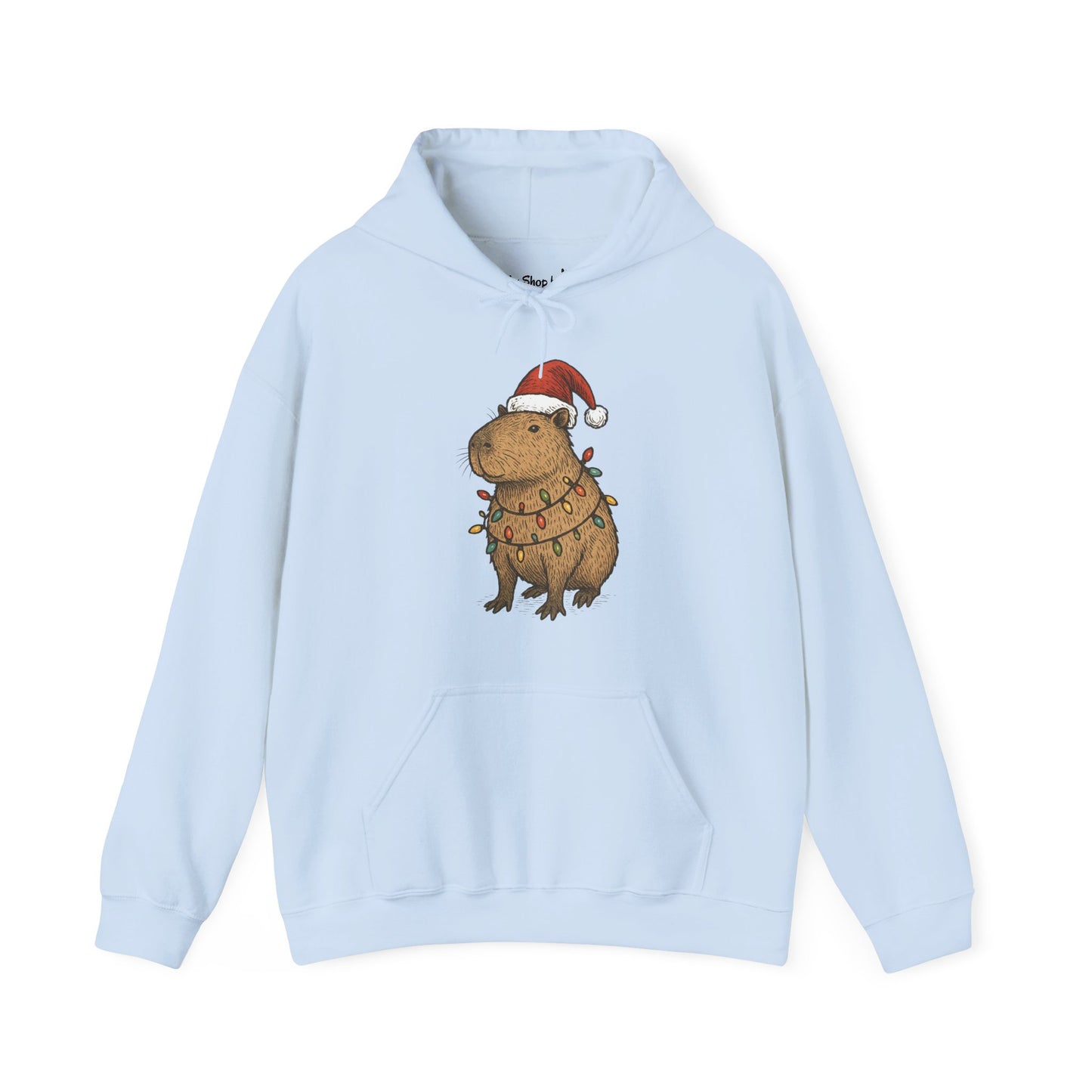 Christmas Capybara Hoodie - Unisex Sweatshirt