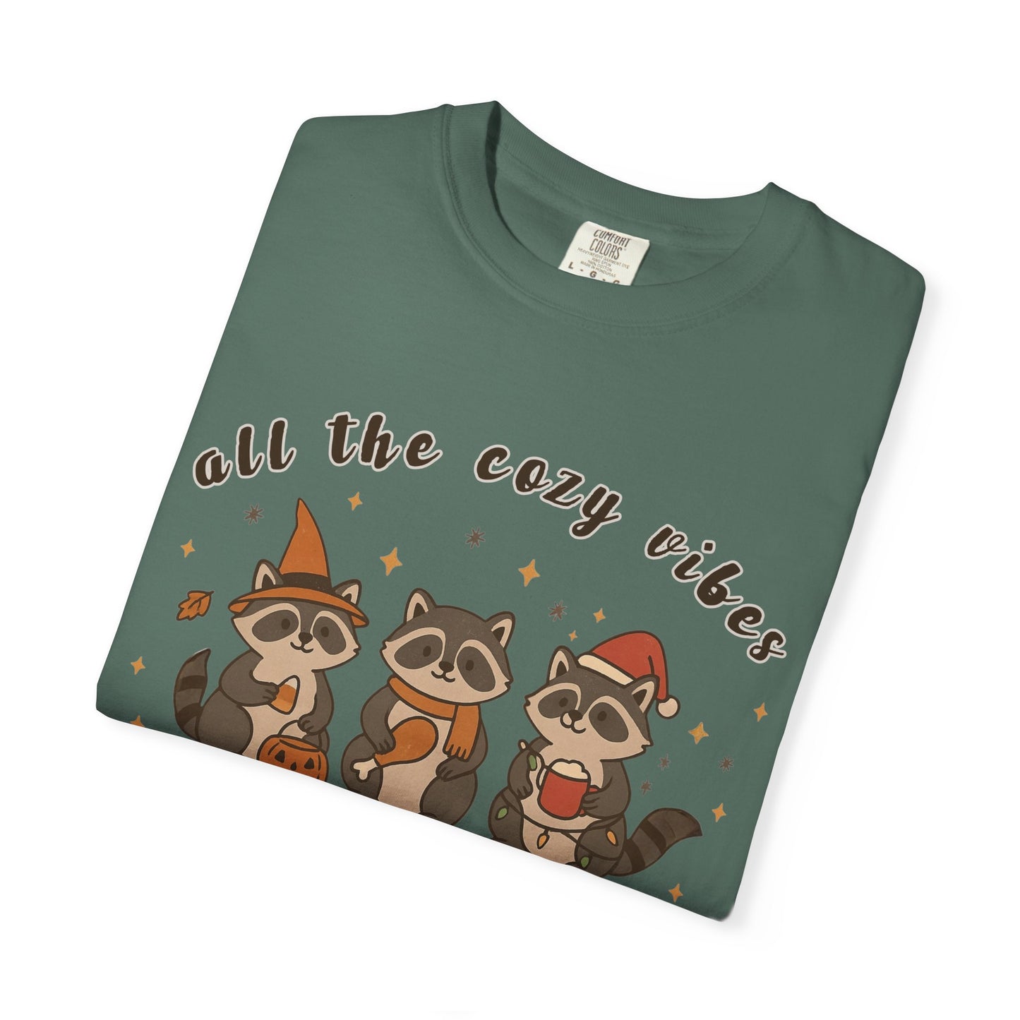 Seasonal Raccoon T-Shirt