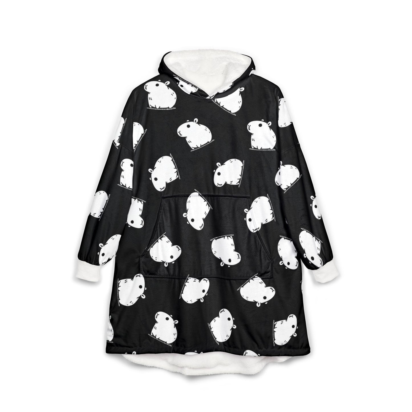 Capybara Hooded Blanket