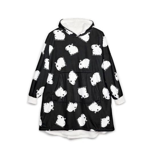 Capybara Hooded Blanket