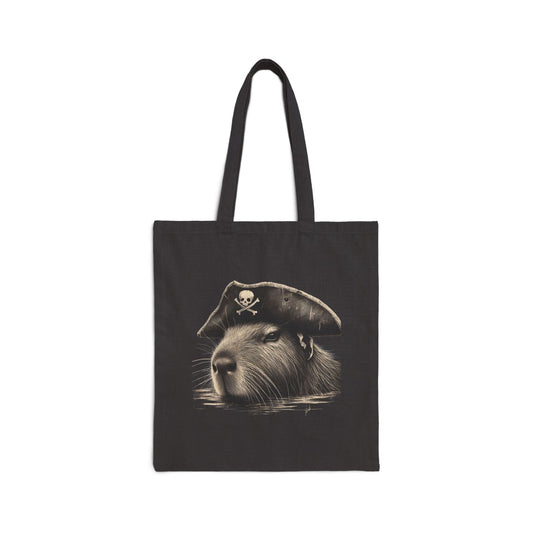 Pirate Capybara Tote Bag