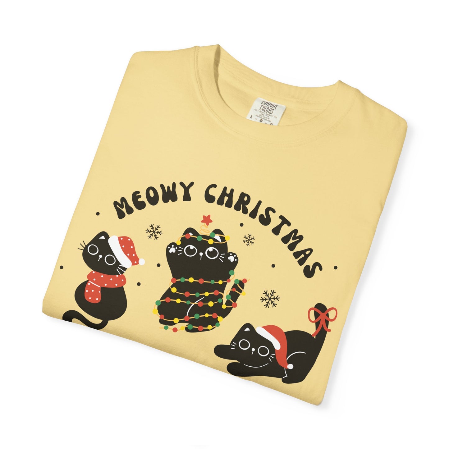Meowy Christmas T-shirt