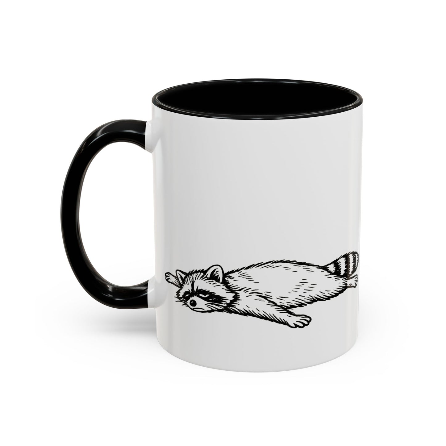 Tired Raccoon Coffee Mug