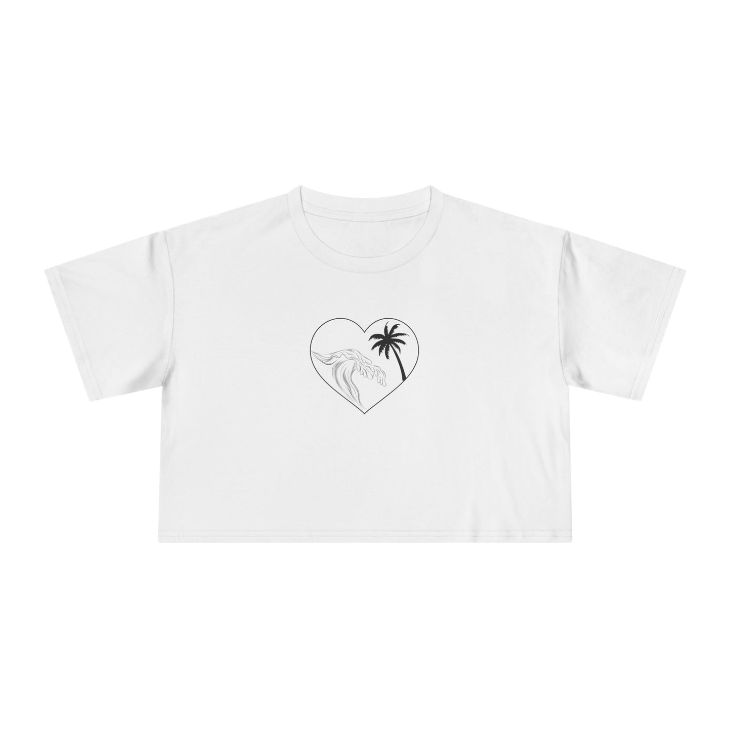 Palm Tree Wave Shirt (cropped)