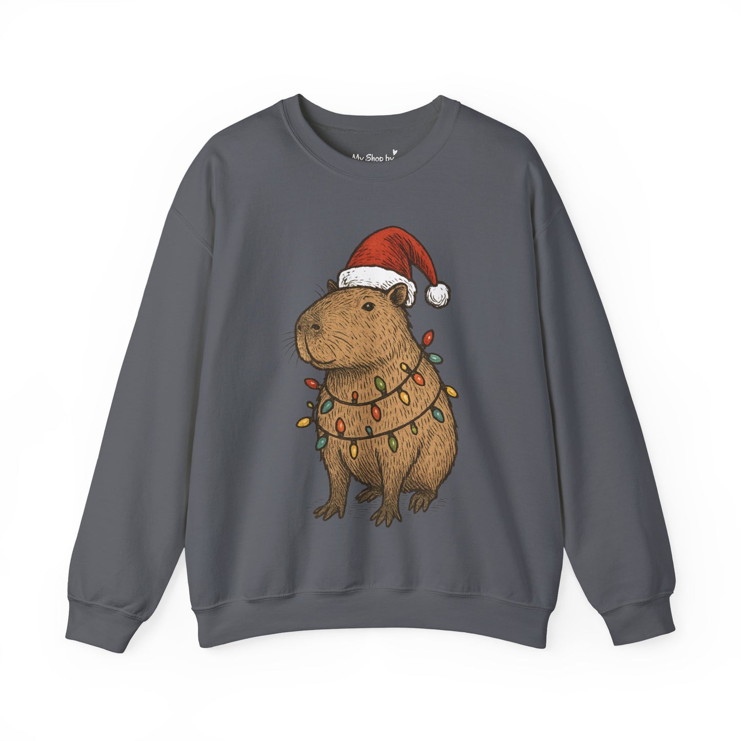 Christmas Capybara Sweatshirt - Unisex Sweatshirt