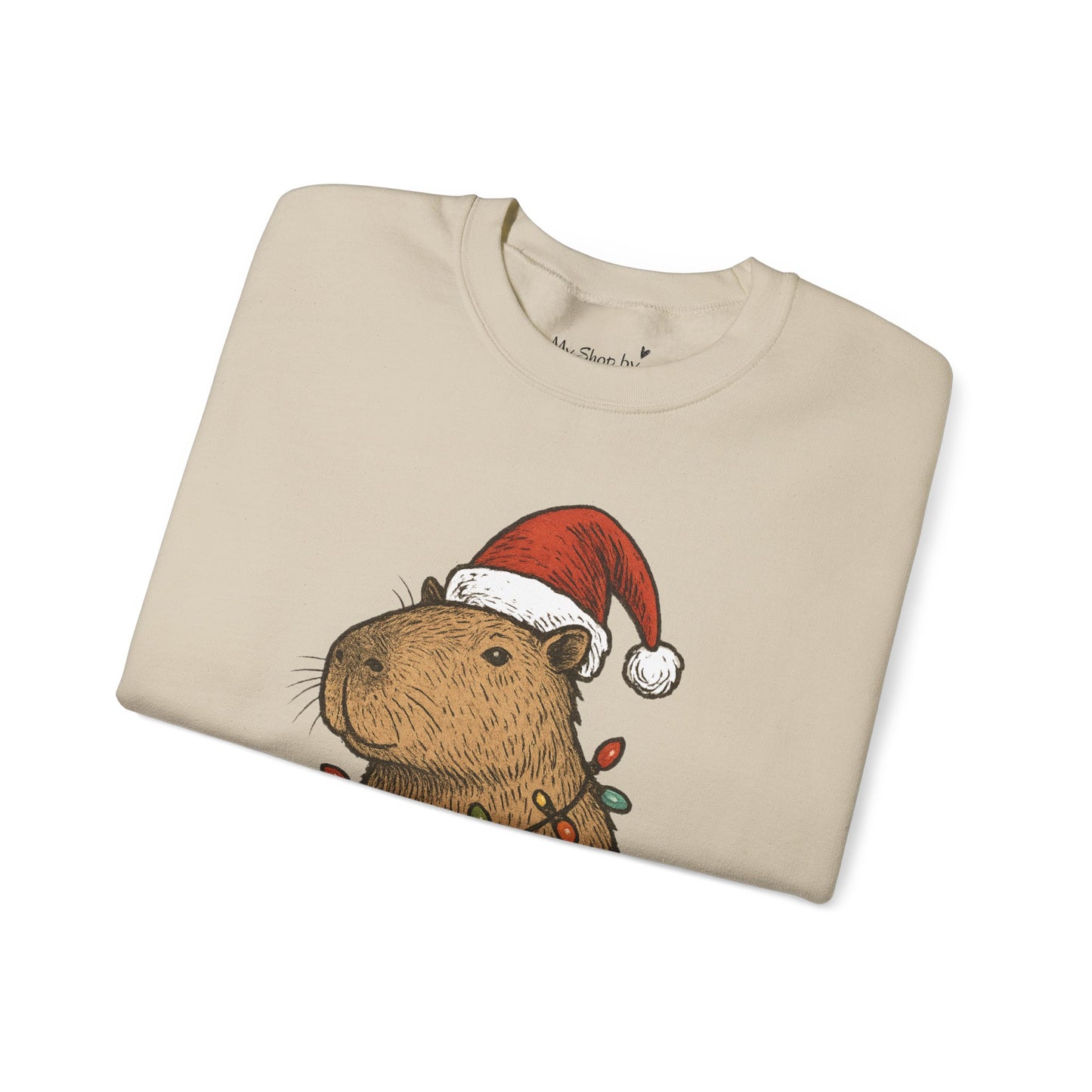 Christmas Capybara Sweatshirt - Unisex Sweatshirt