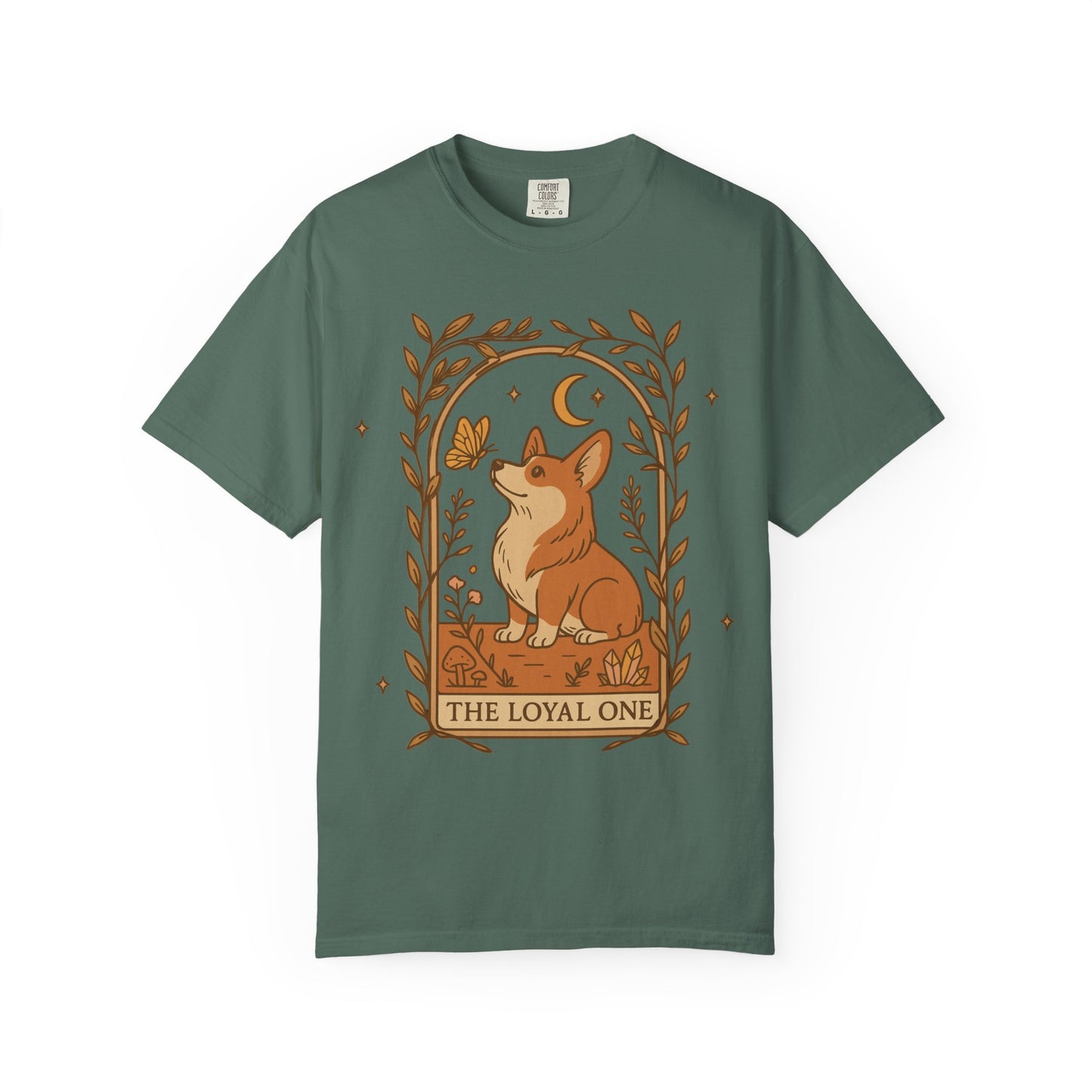 Corgi Unisex T-Shirt - 'The Loyal One' Tarot Card Design
