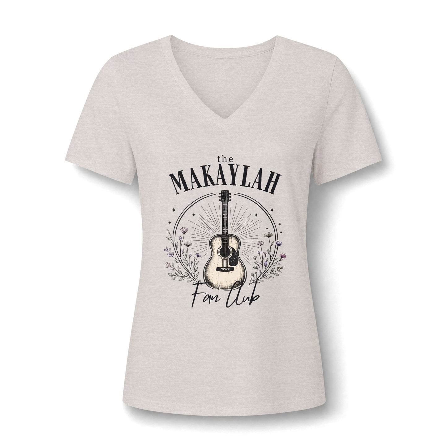 Makaylah Fan Club Women's V-Neck Tee