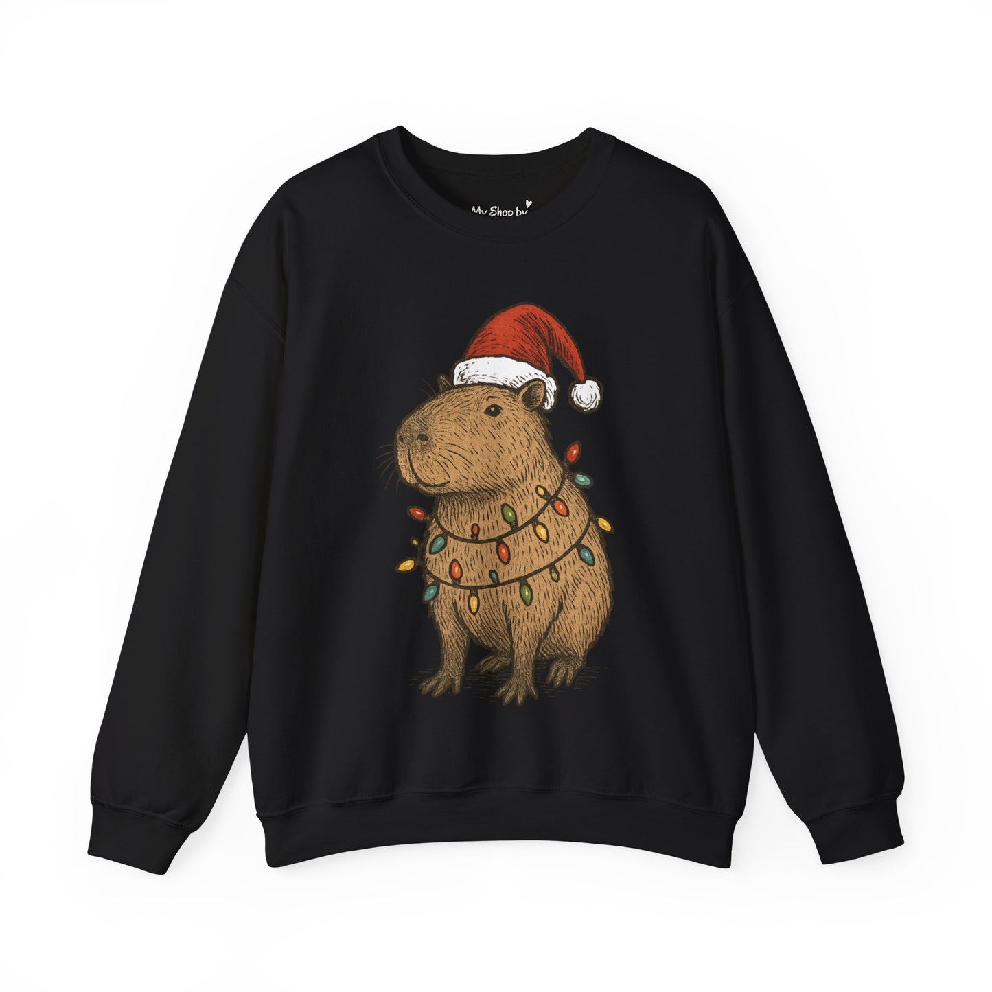 Christmas Capybara Sweatshirt - Unisex Sweatshirt