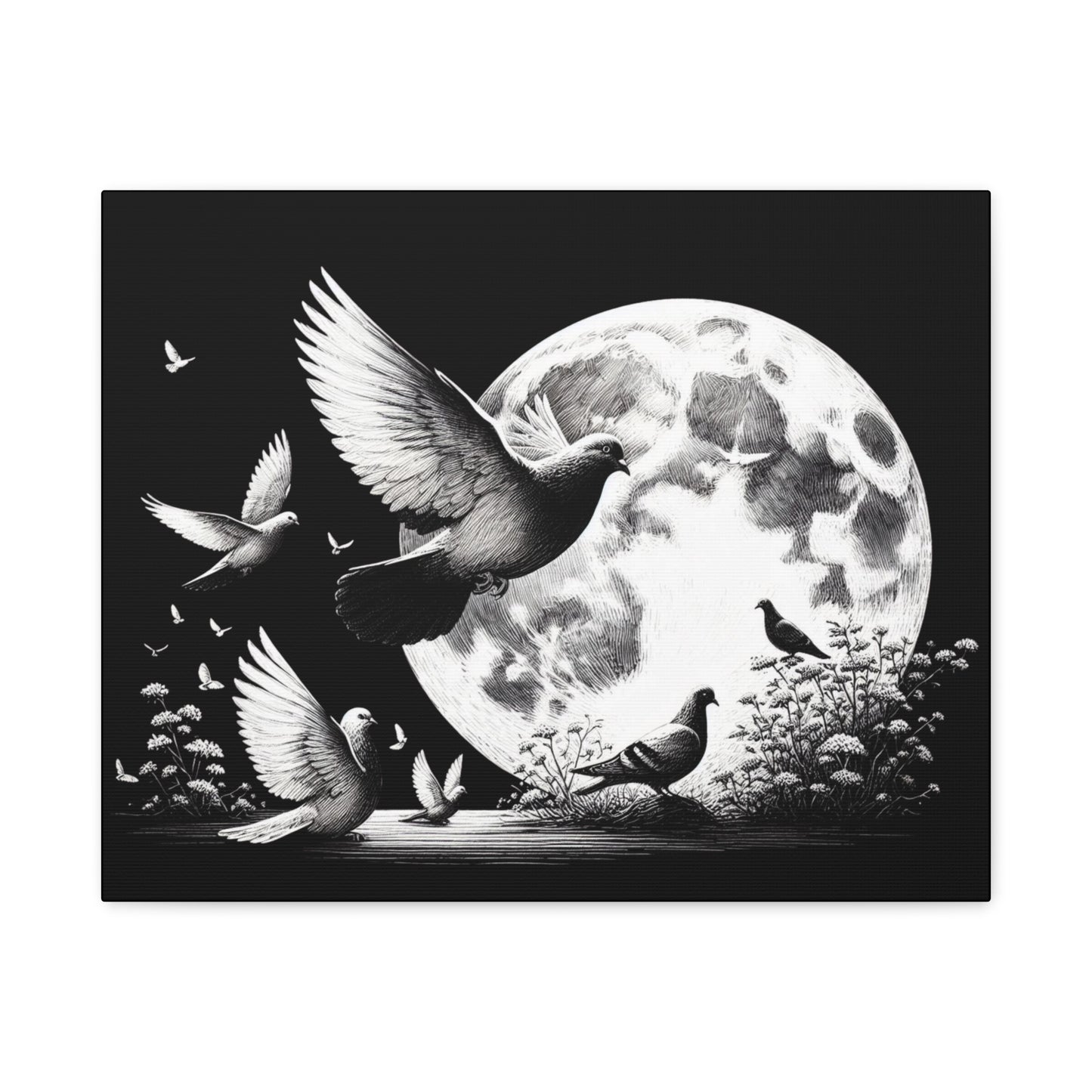 Canvas Print Pigeon
