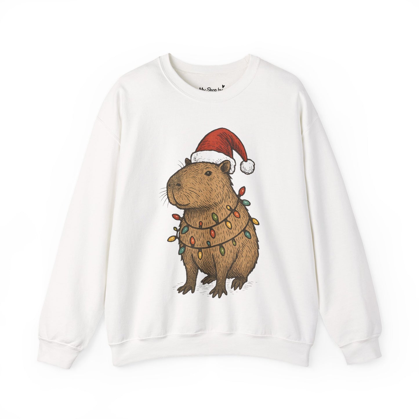 Christmas Capybara Sweatshirt - Unisex Sweatshirt