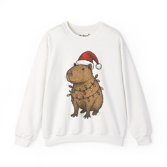 Christmas Capybara Sweatshirt - Unisex Sweatshirt