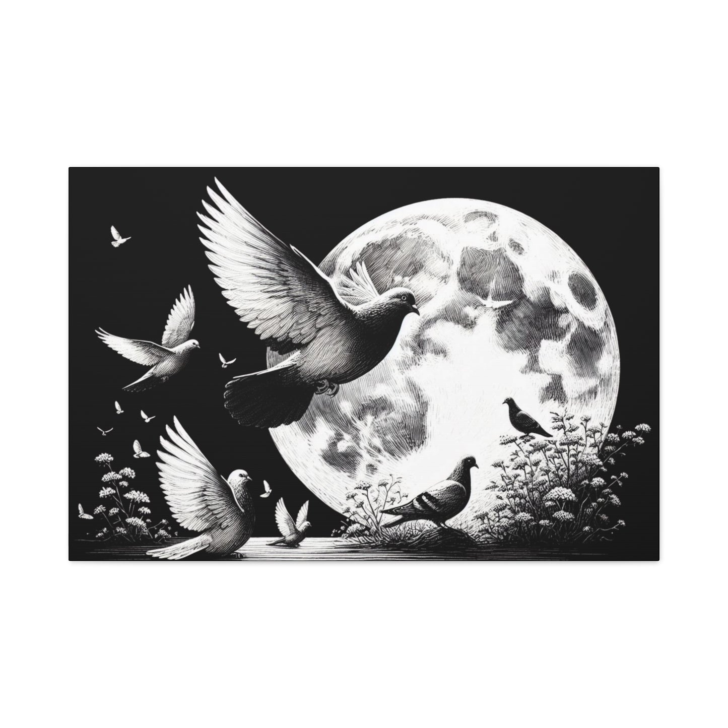 Canvas Print Pigeon