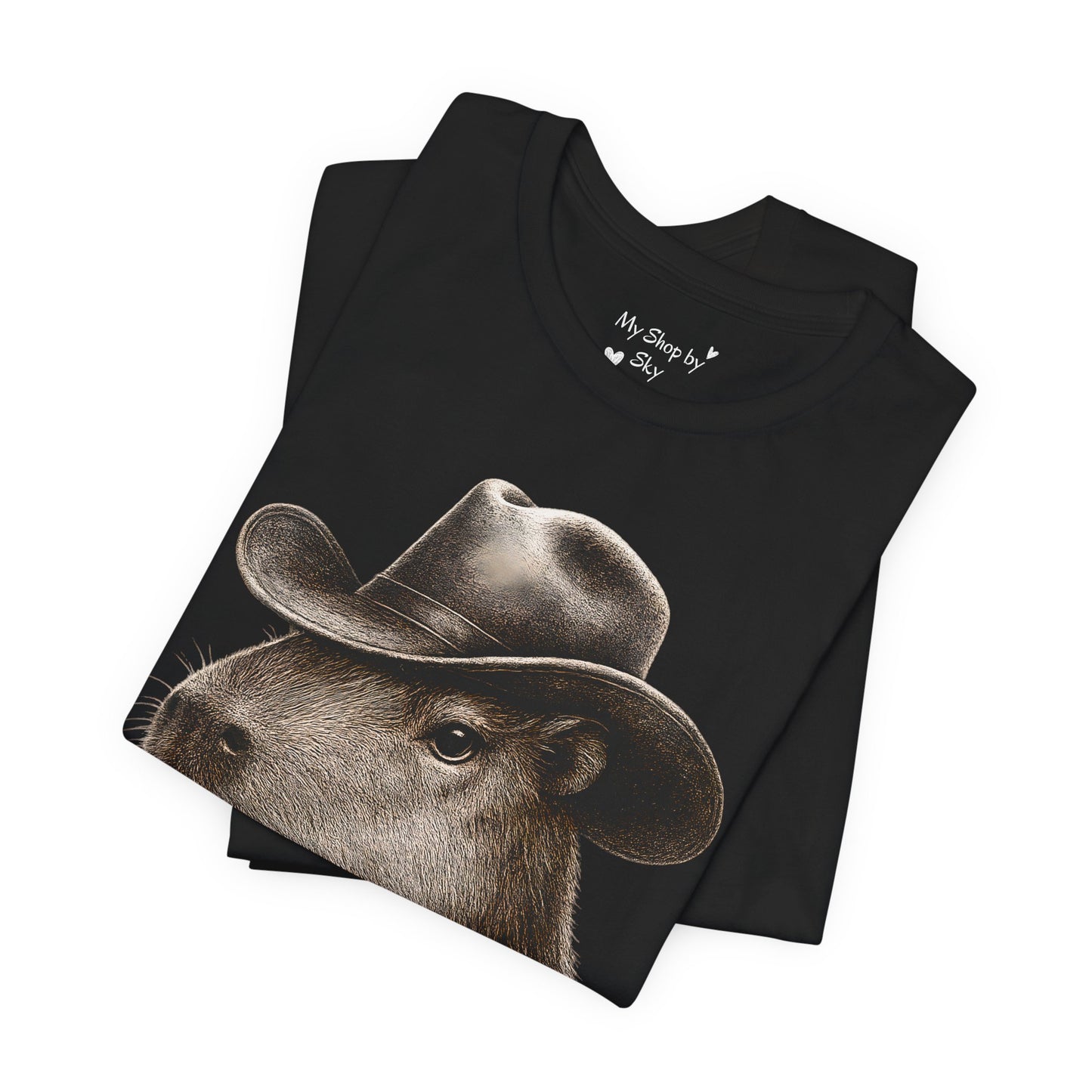 Cowboy Capybara Shirt Vintage