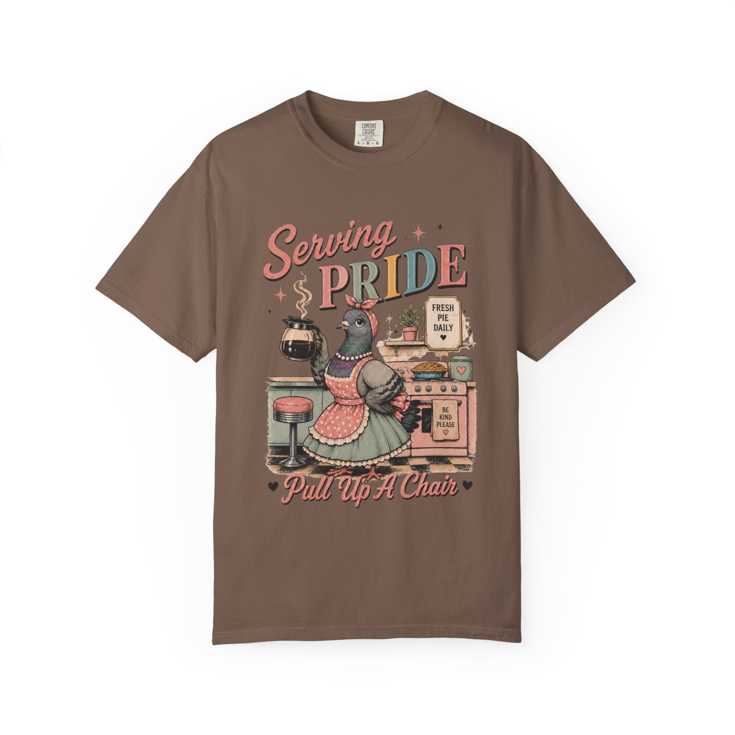 Vintage Housewife Pigeon Shirt