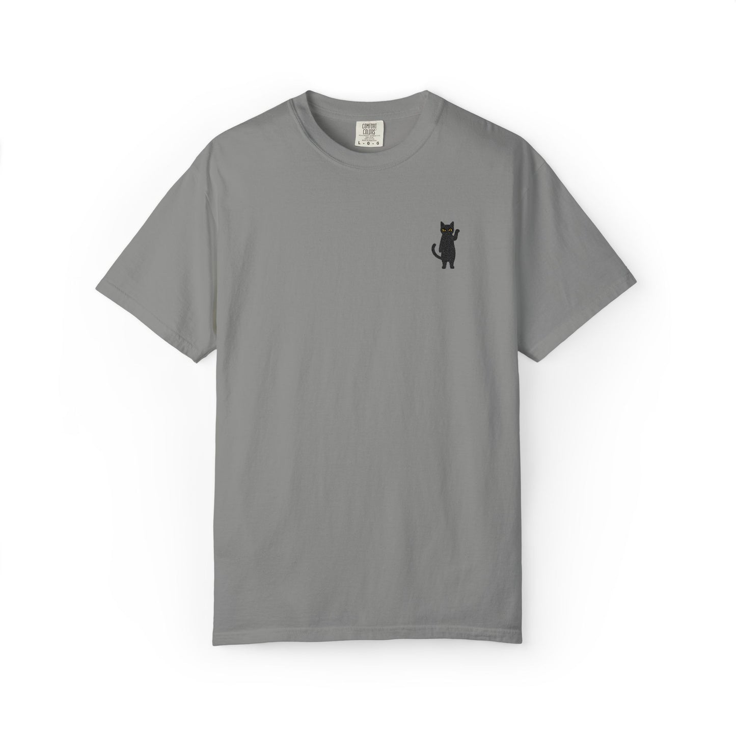 Funny Cat Embroidered Tee