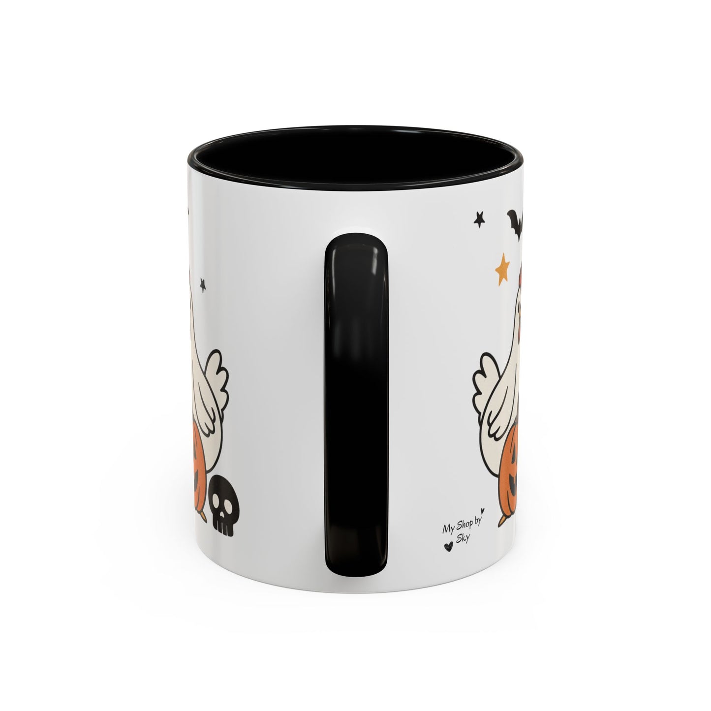 Ghost Chicken Coffee Mug (11, 15oz)