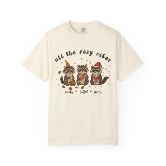 Seasonal Raccoon T-Shirt