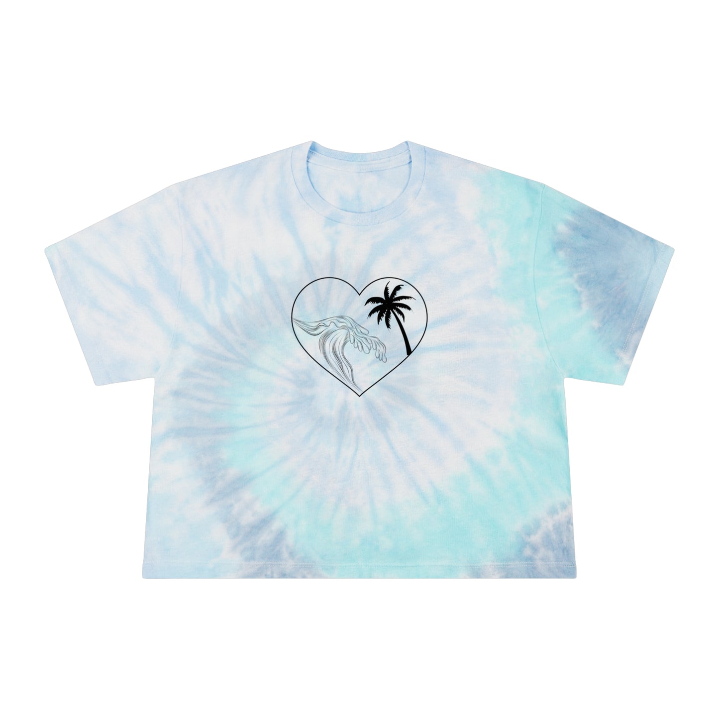 Earth Day Tie Dye Cropped Tee