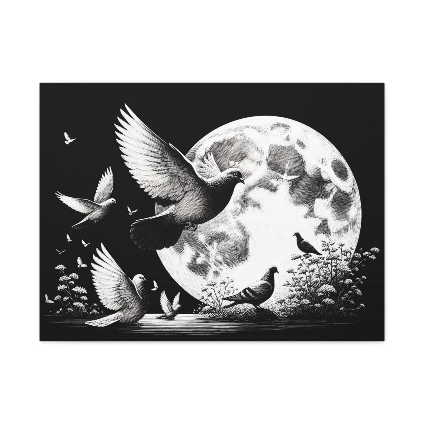Canvas Print Pigeon