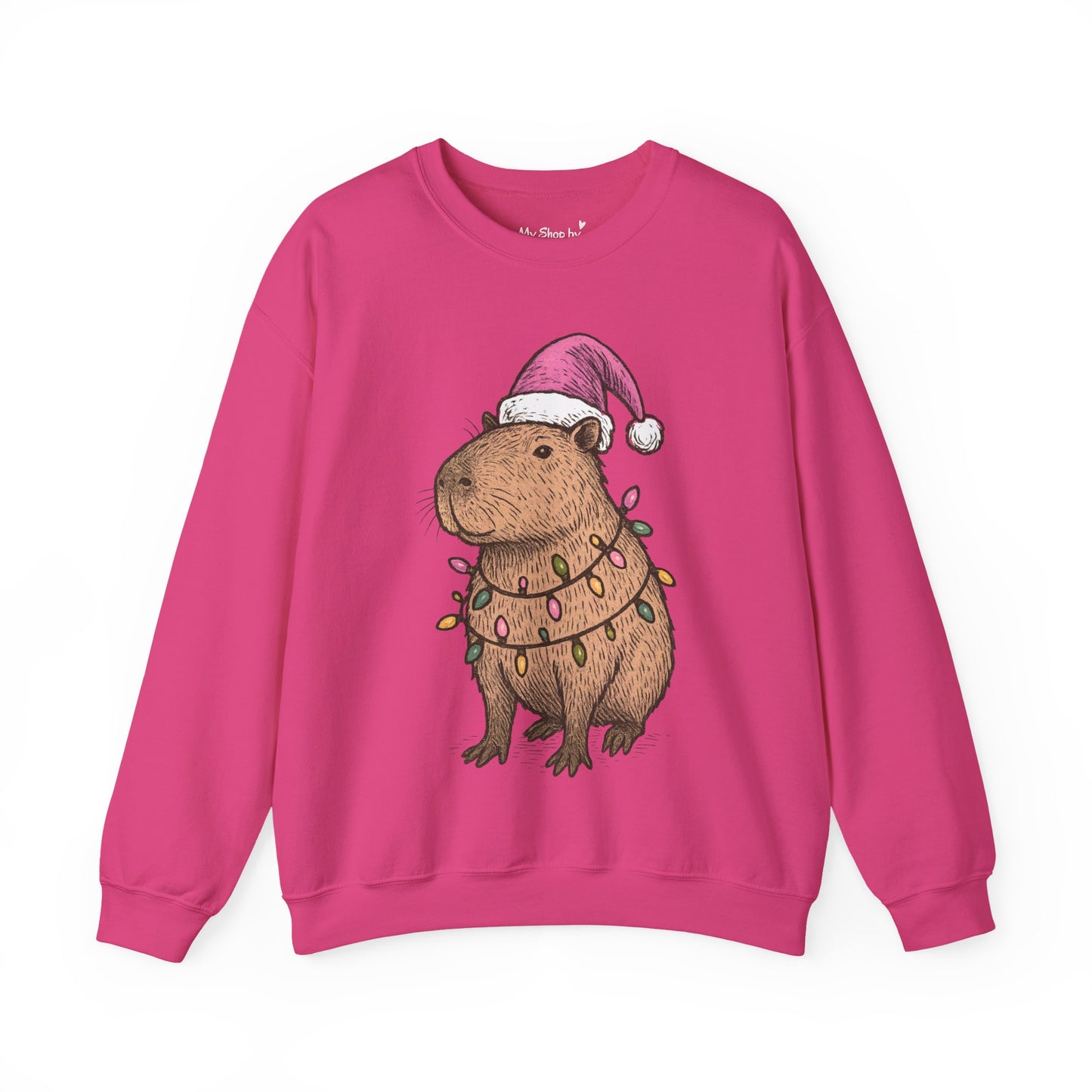 Christmas Capybara Sweatshirt - Unisex Sweatshirt