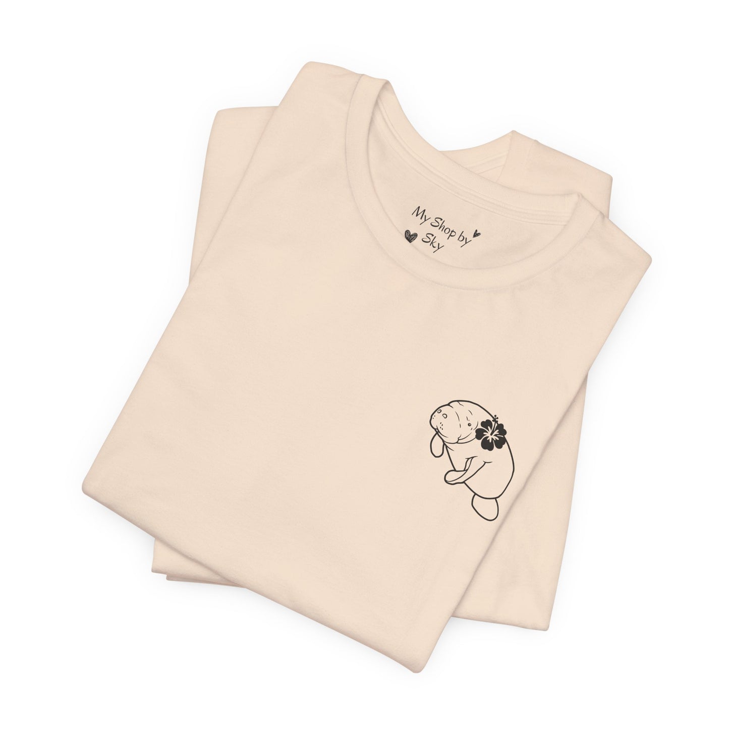 Manatee Hibiscus Small Print