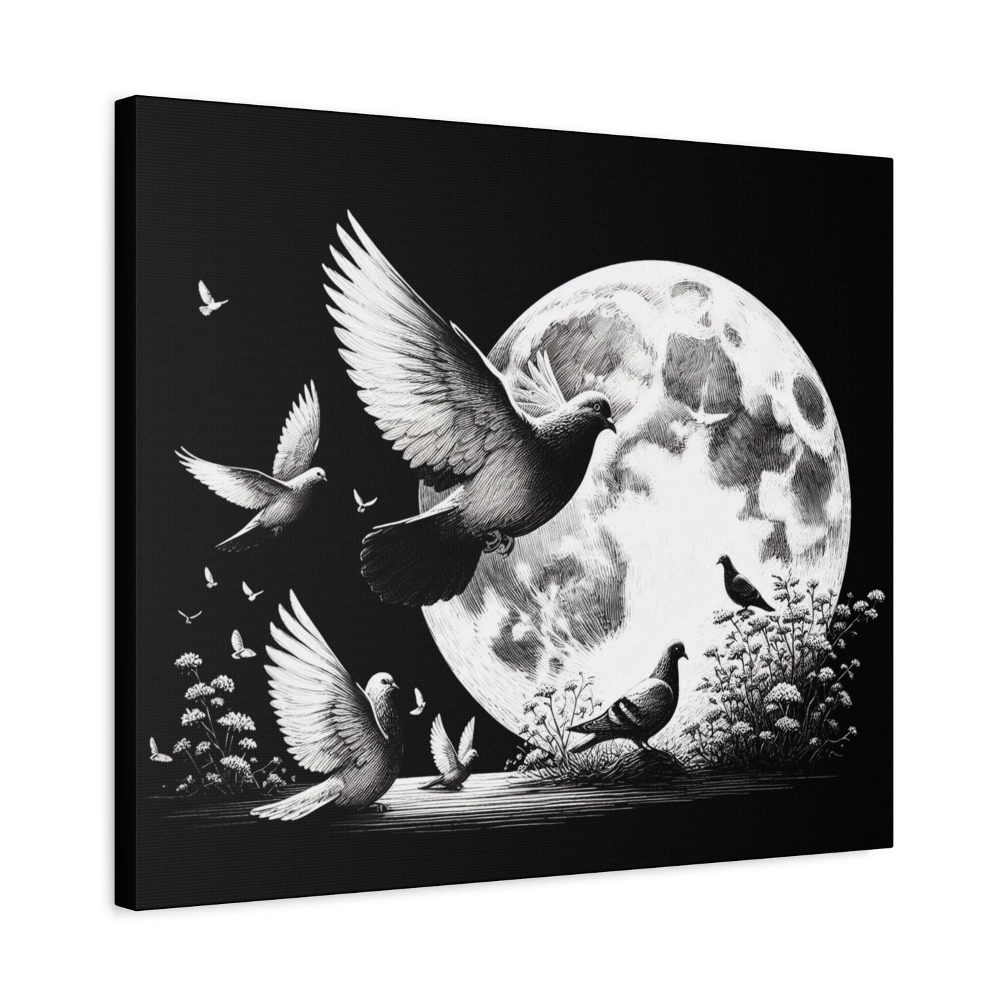 Canvas Print Pigeon