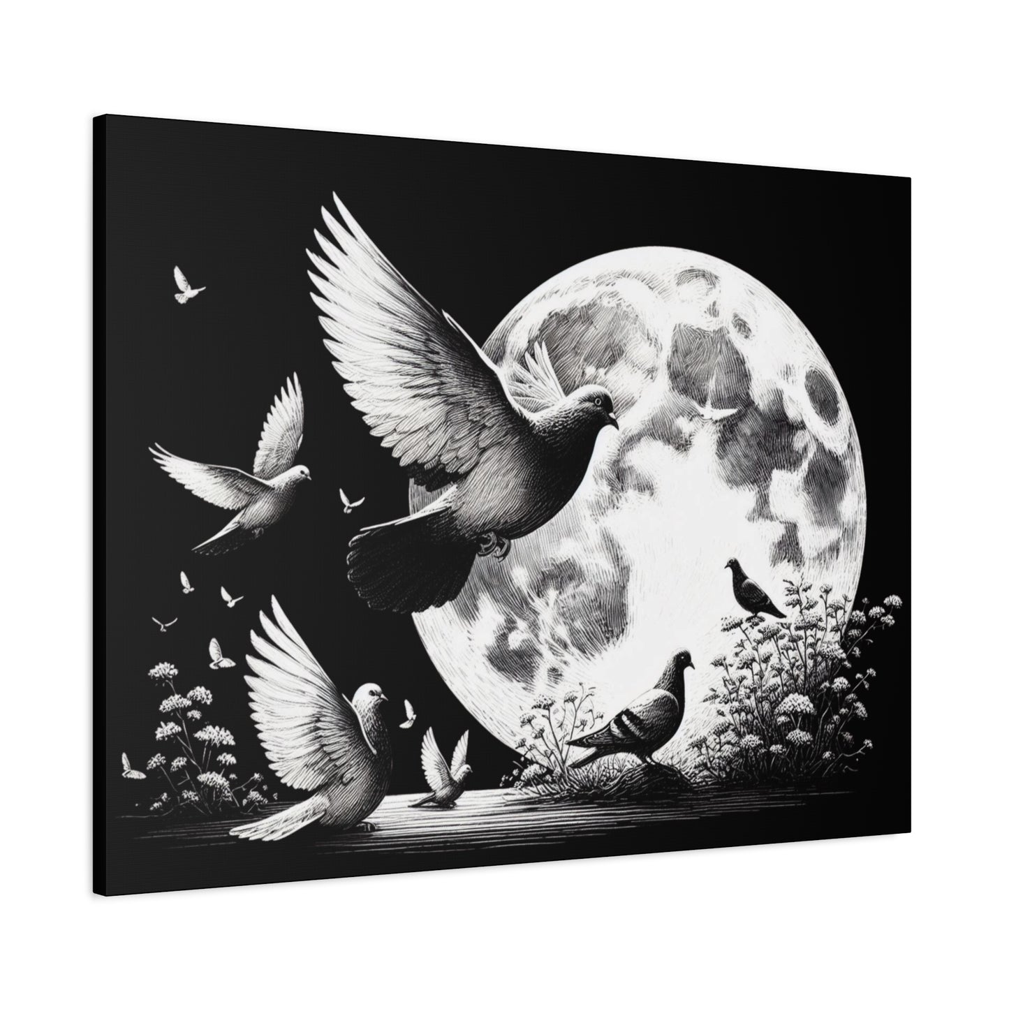 Canvas Print Pigeon