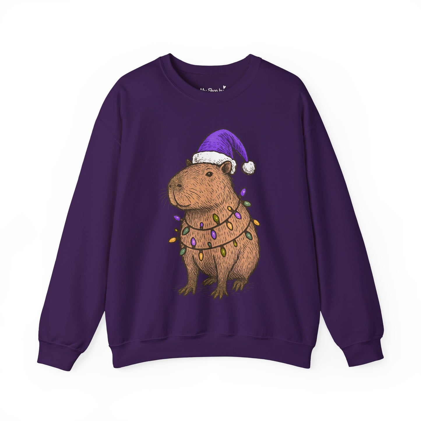 Christmas Capybara Sweatshirt - Unisex Sweatshirt