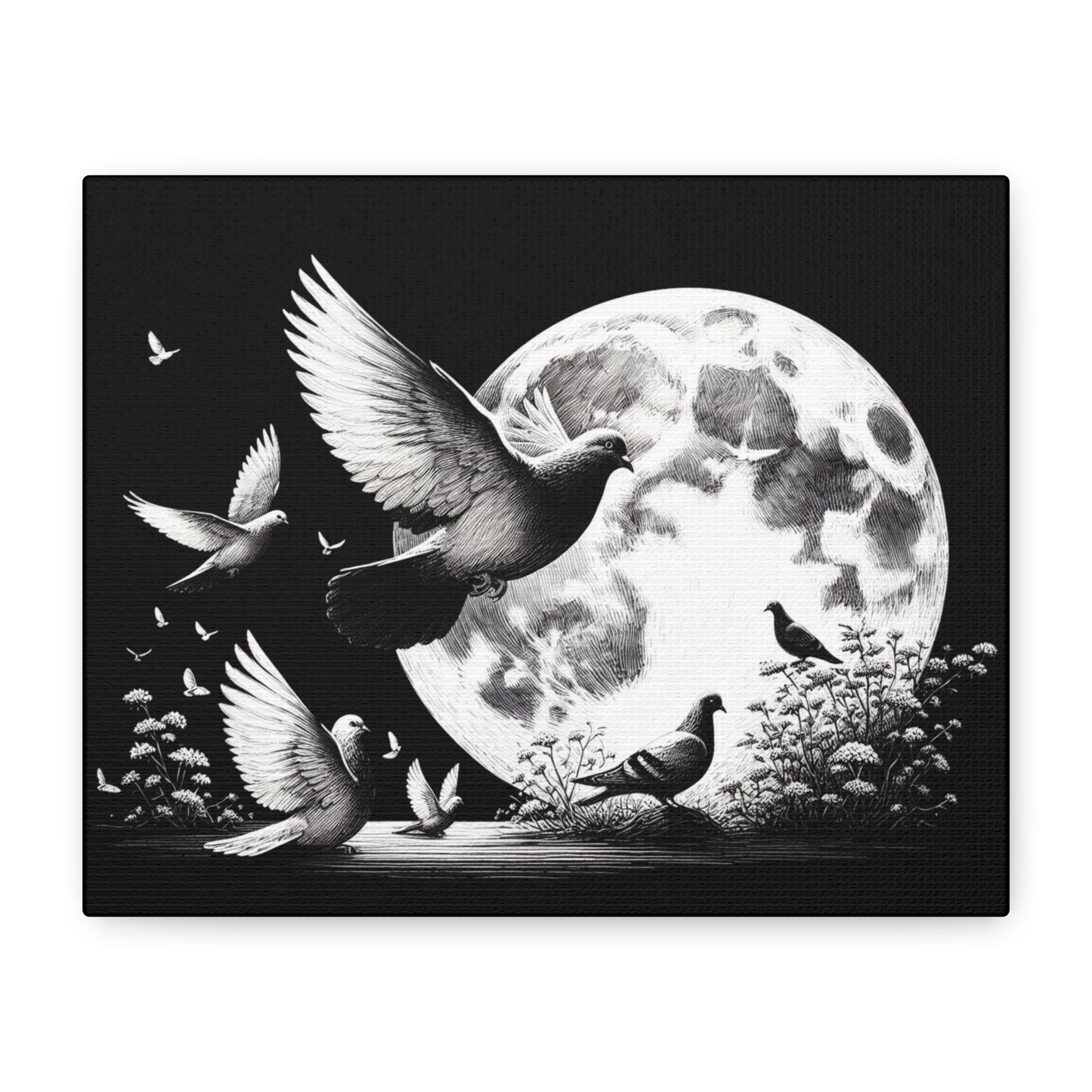 Canvas Print Pigeon