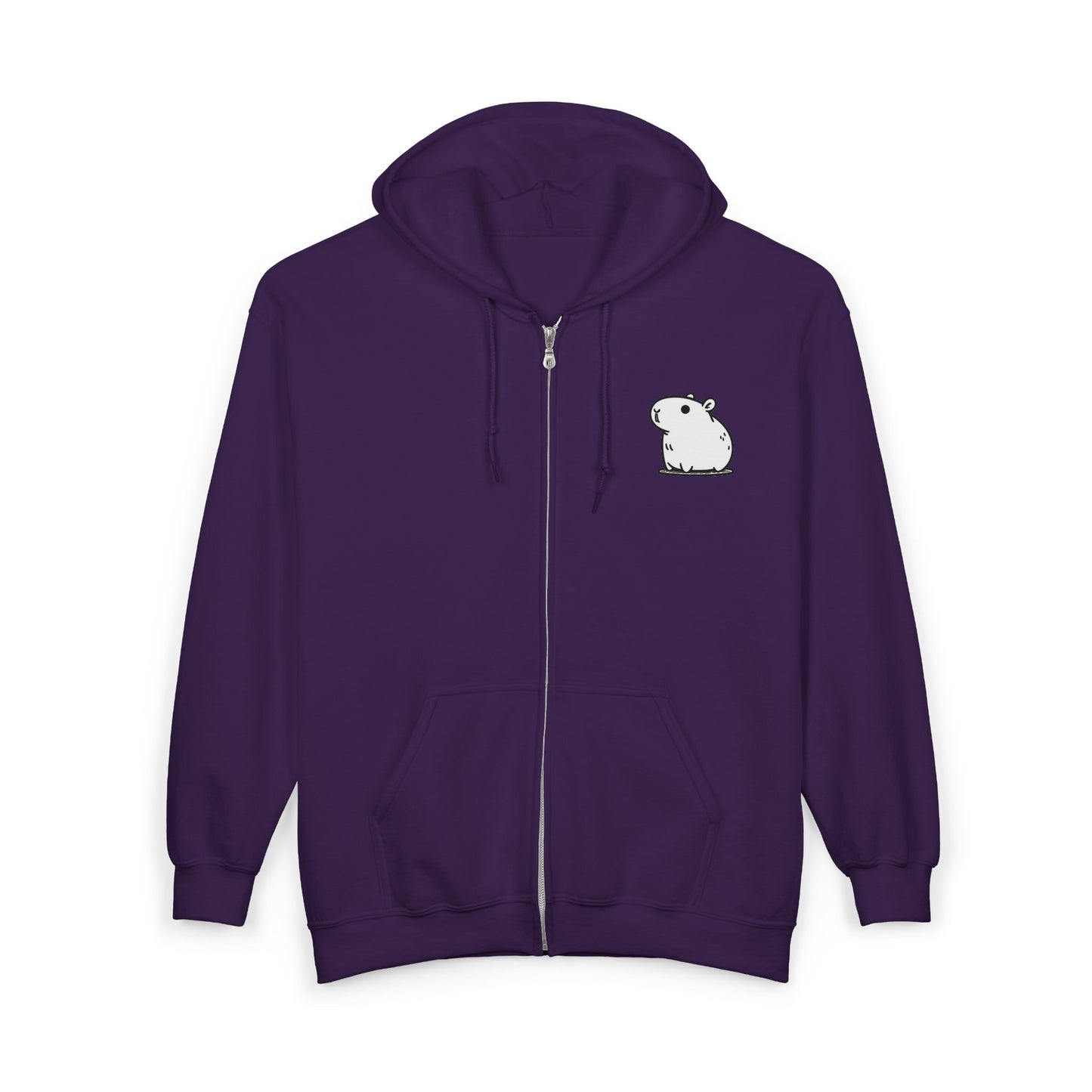 Capybara Zip Up Hoodie