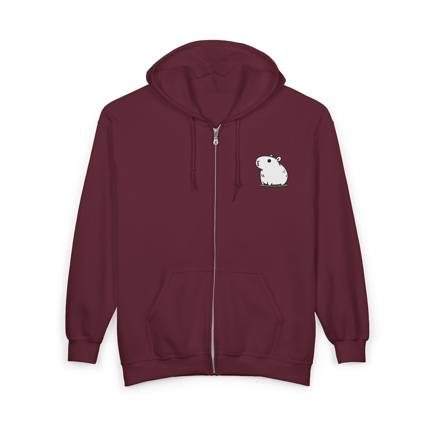 Capybara Zip Up Hoodie