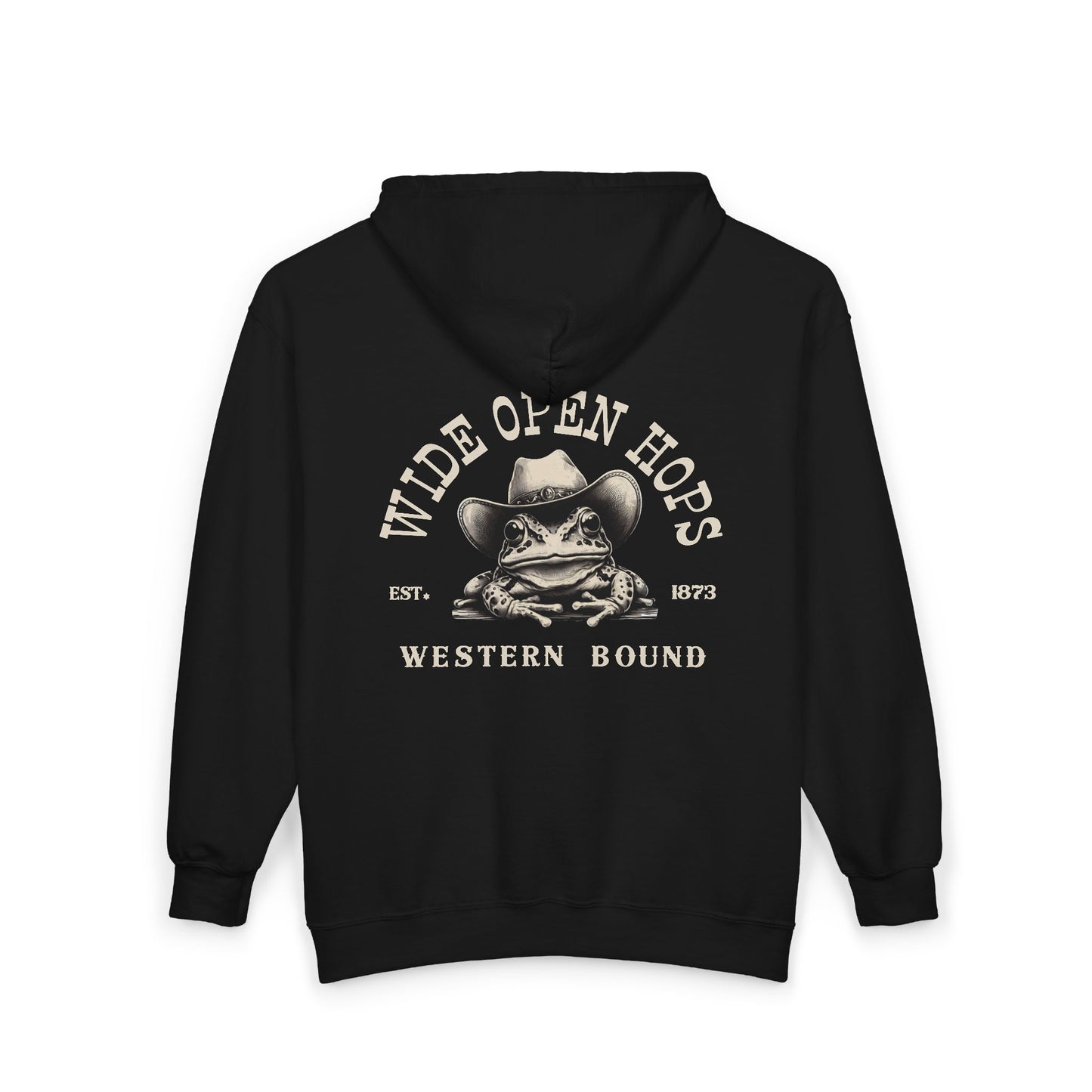Western Frog Zip Up Hoodie