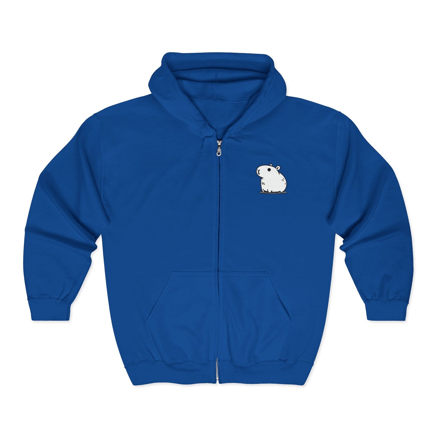 Capybara Zip Up Hoodie
