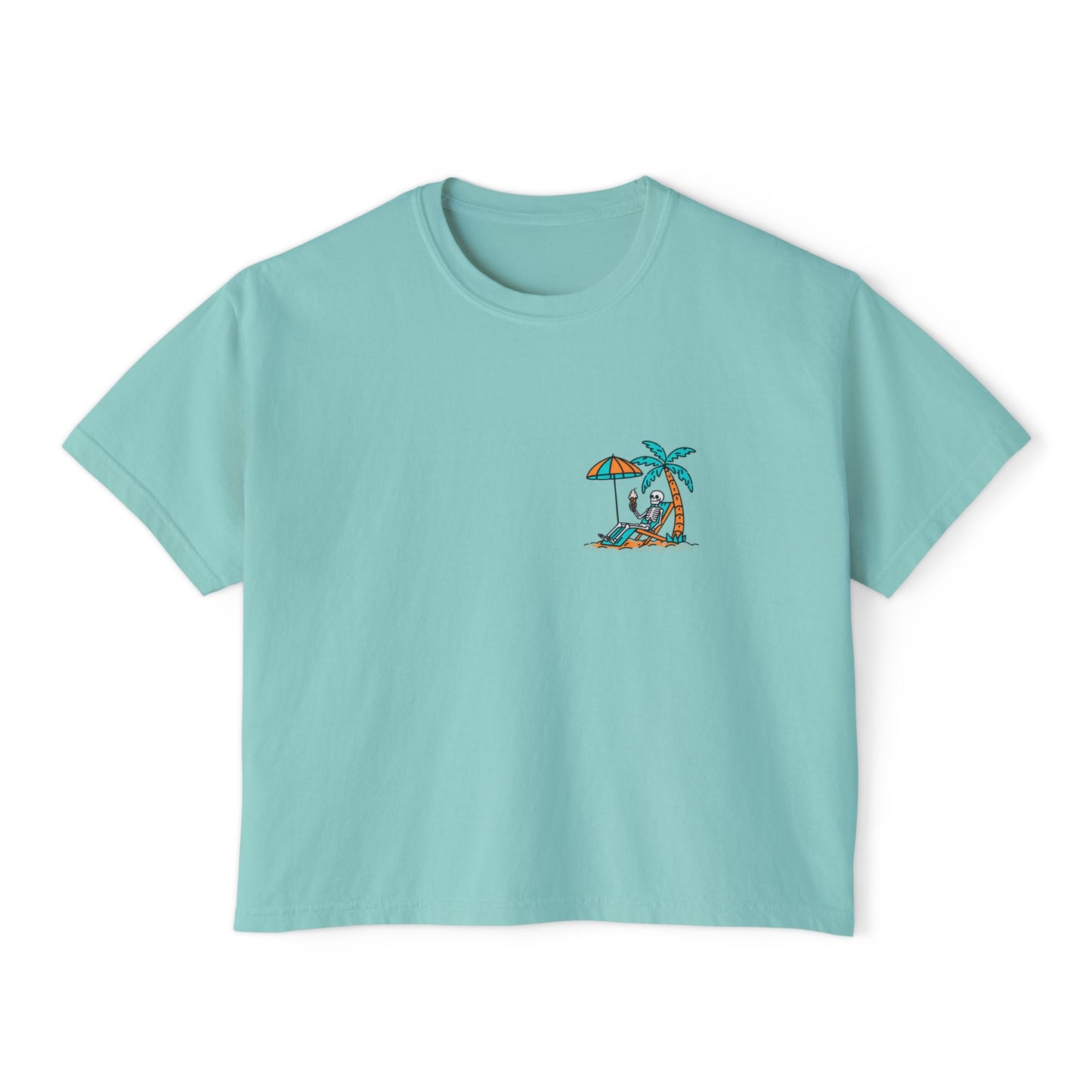 Summer Skeleton Women's Tee - Summerween Shirt