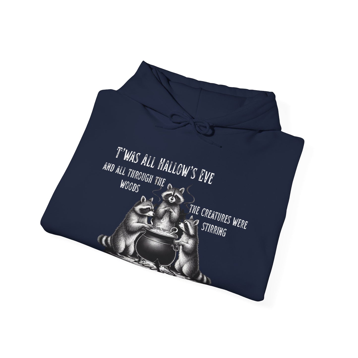Raccoon Cauldron Halloween Hoodie