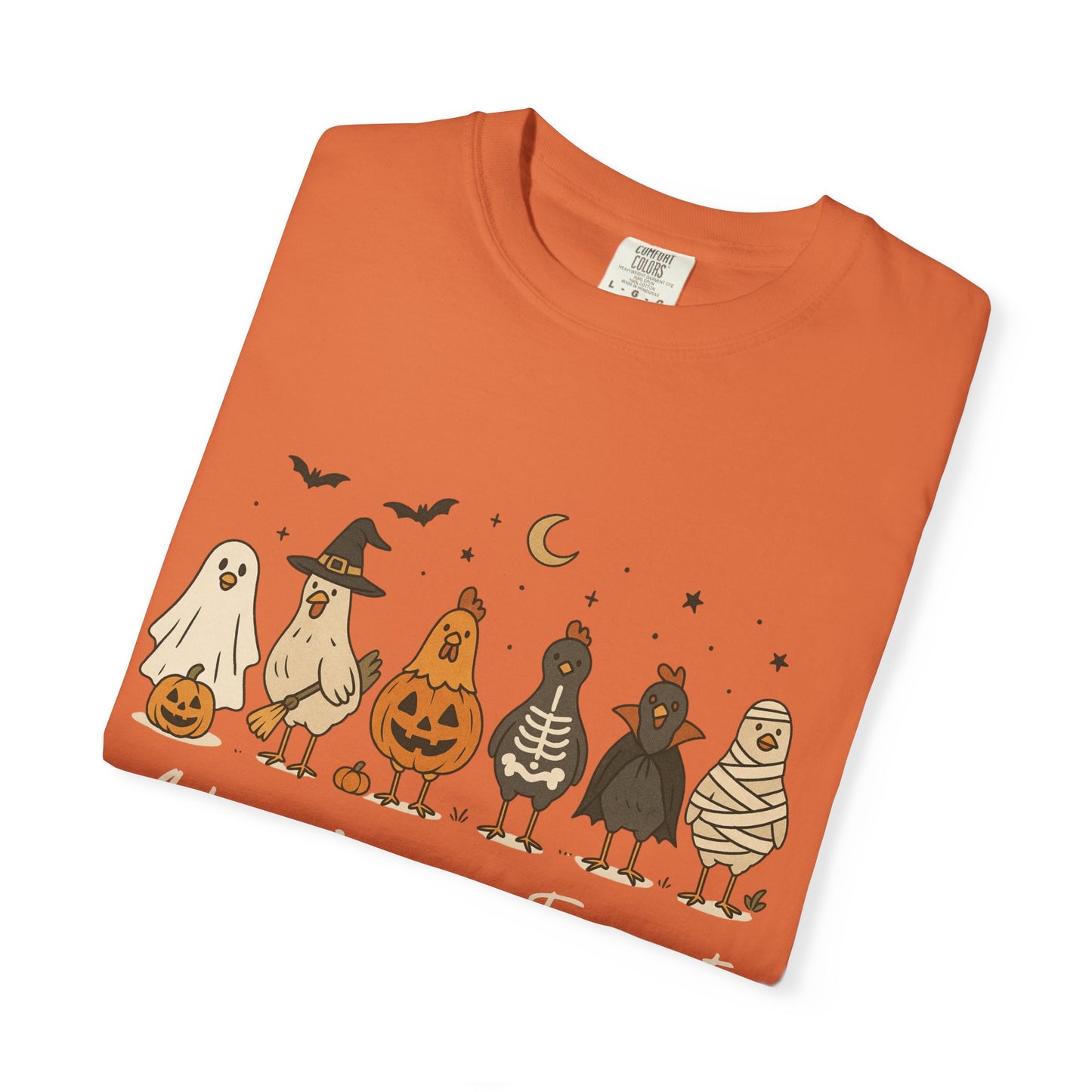 Halloween Chicken 'Cluck-or-Treat' Tee