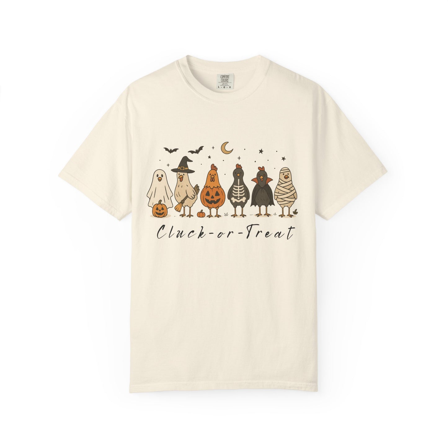Halloween Chicken 'Cluck-or-Treat' Tee