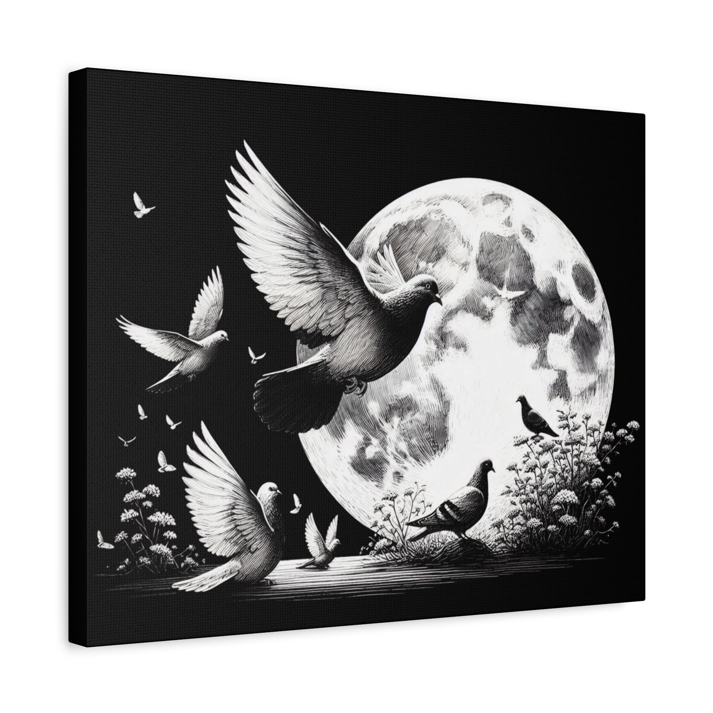 Canvas Print Pigeon