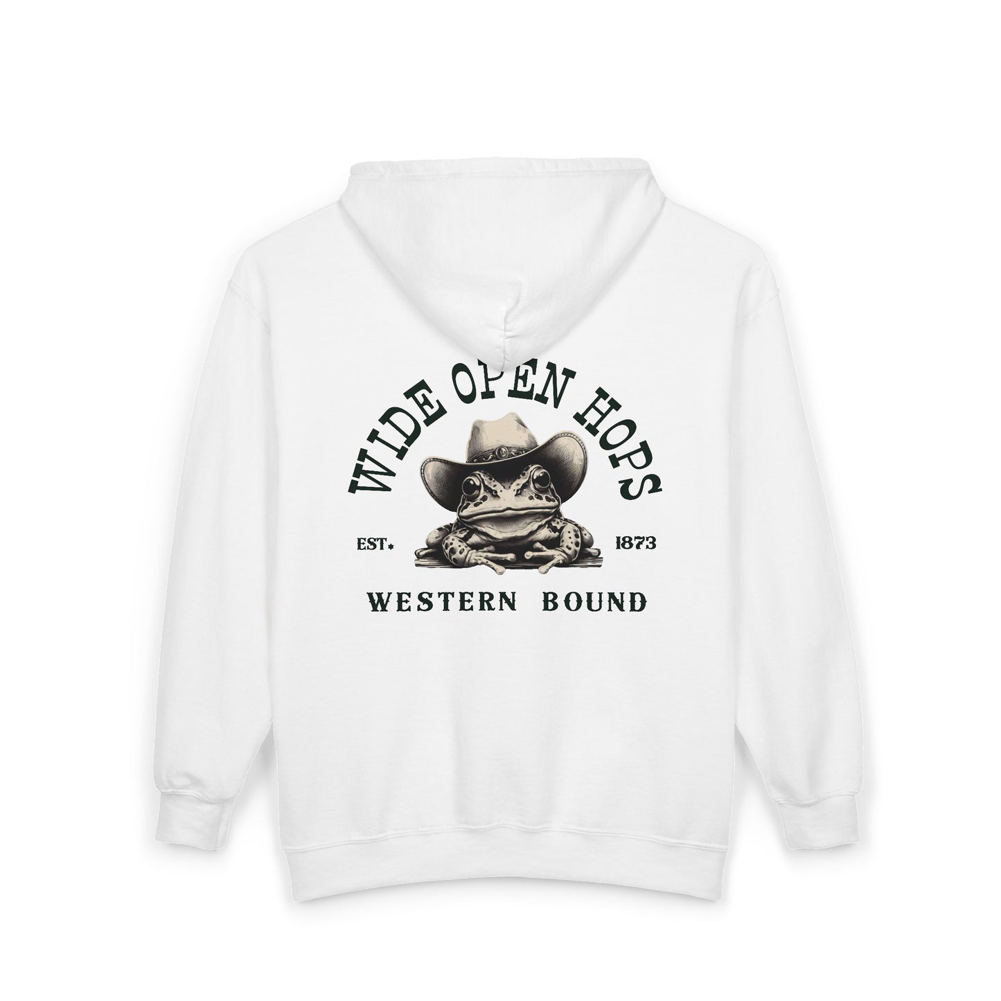 Western Frog Zip Up Hoodie
