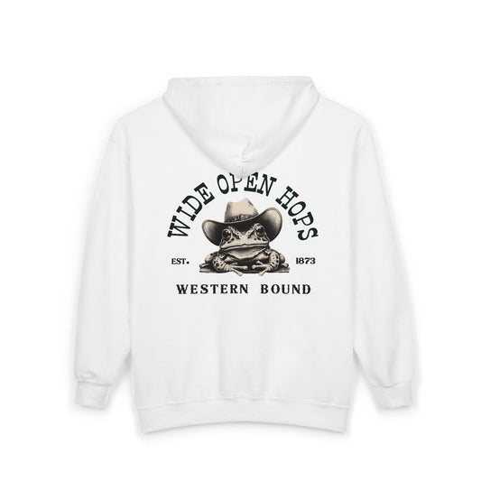 Western Frog Zip Up Hoodie