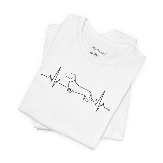 Dachshund Heartbeat Shirt